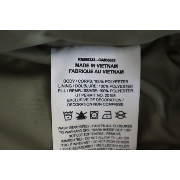 Nike FZ5899-321 Women's Sz M Lt Green Therma-FIT Loose Hooded Puffer Jacket - Picture 4 of 11